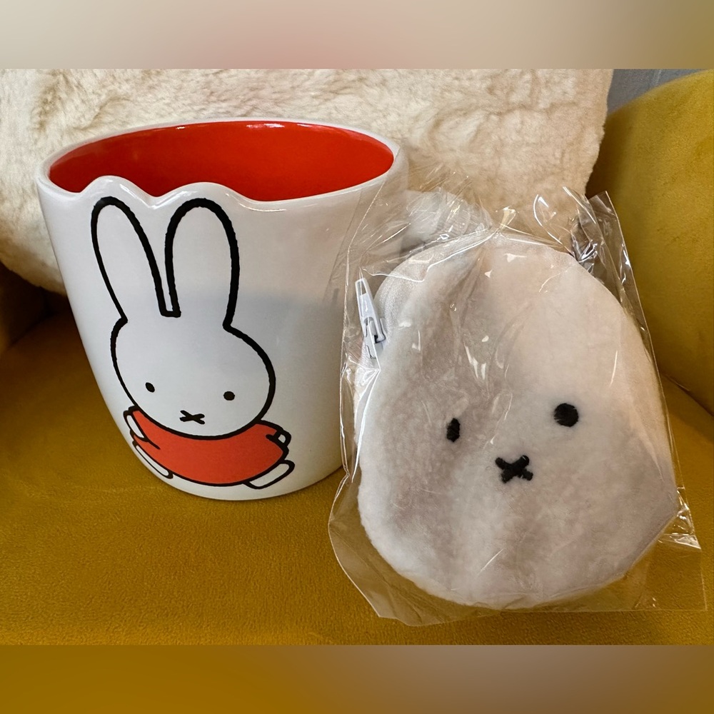 NWT. Miffy Set of Two Mugs with Accessories, OS - Picture 2 of 6